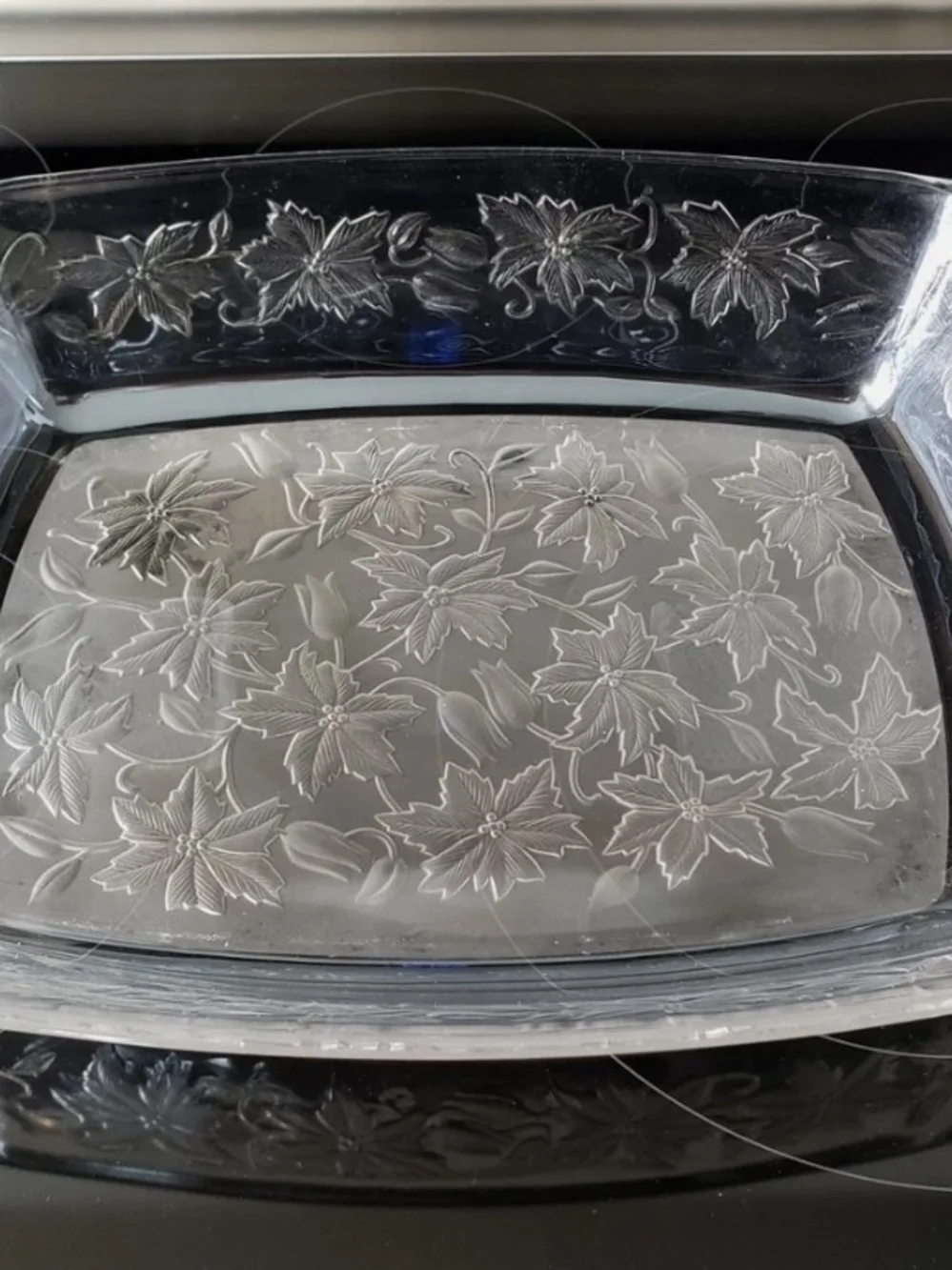 Princess House Fantasia Floral Print Lasagna Dish